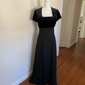 Long black choir/performance dress
